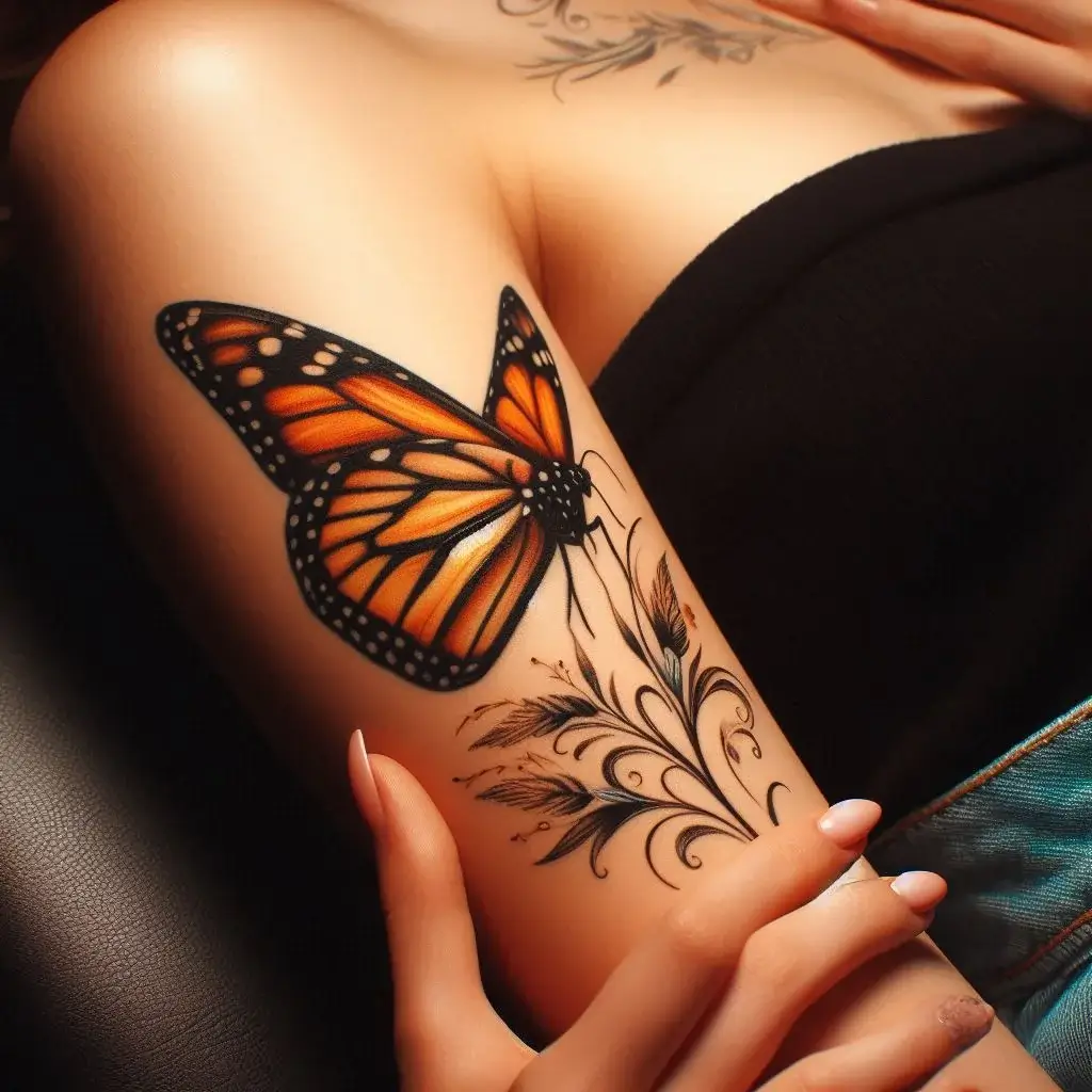 Monarch Butterfly tattoo