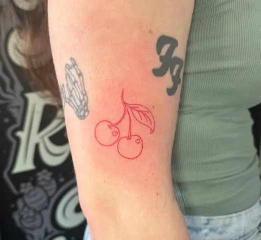 Cherryy Red Tattoo