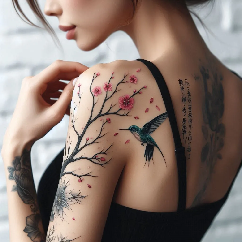 Meaningful Tattoo On Women sleeve