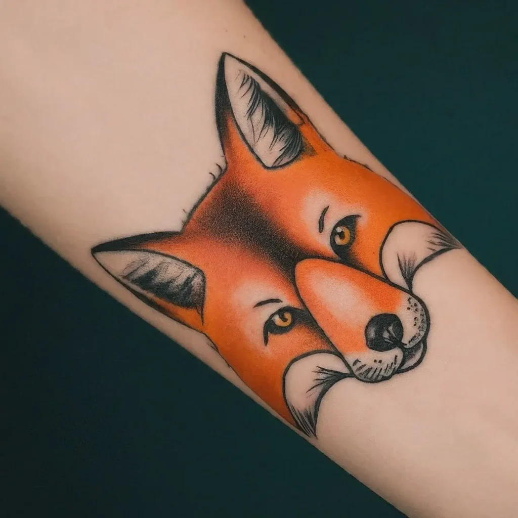 Fox Tattoo On Wrist