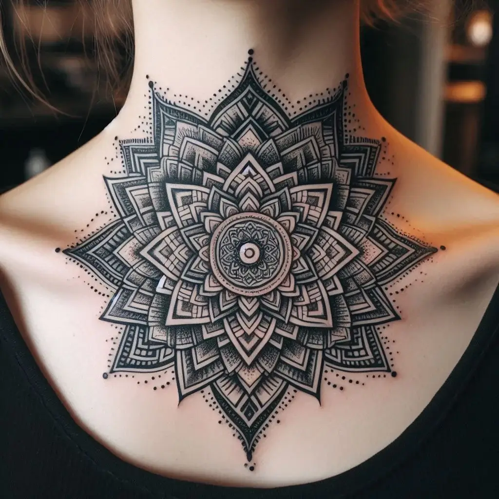 Mandalas and Geometric Patterns Tattoo design