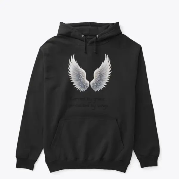 Angel Wings Tattoo Unisex classic black Hoodie shirt