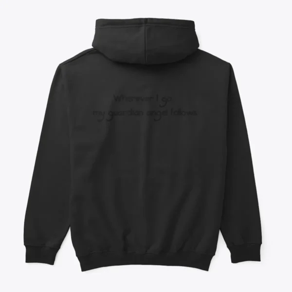 Angel Wings Tattoo Unisex classic black hoodie