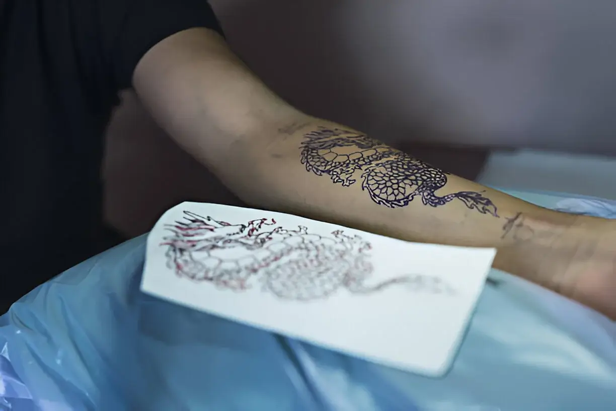 How To Use Transfer Paper Tattoo