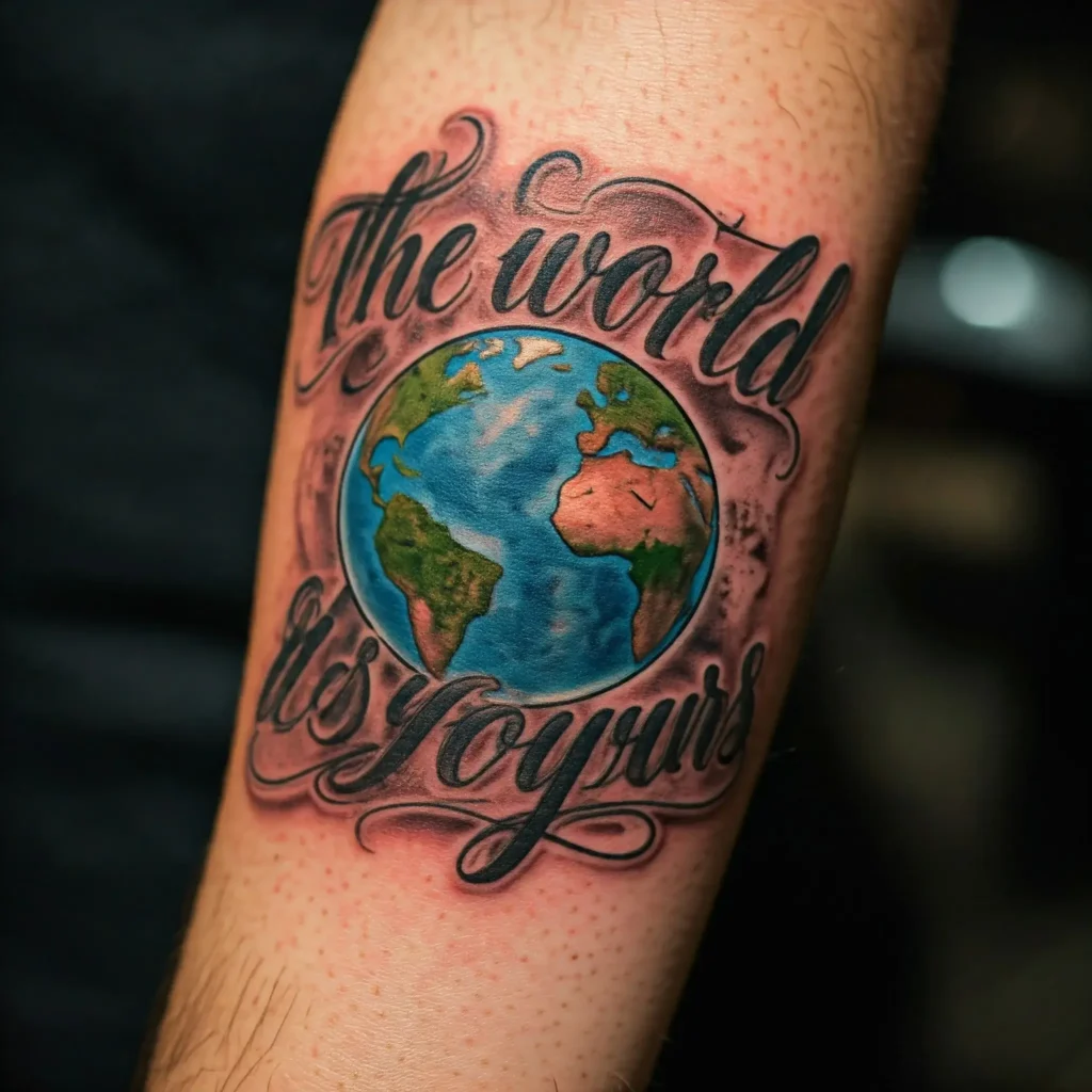 Tattoos That Mean The World Is Yours