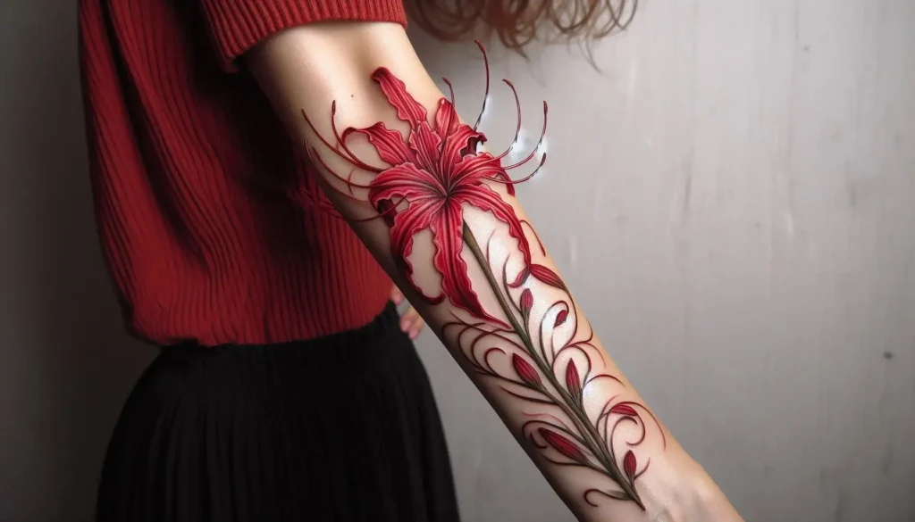 Spider Lily Tattoo